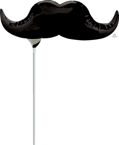 Black Mustache - Mini Air-Filled - Everyday/Seasonal - 9 inch - A30 - Anagram (1)