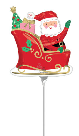  Starry Night Santa - Mini Air-Filled - Christmas - 9 inch - A30 - Anagram (1)