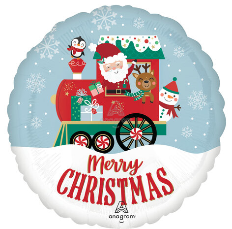 North Pole Express Christmas - Standard HX - Christmas - 18 inch - S40 - Anagram Balloons (1)