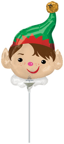 Adorable Elf - Mini Shape - Christmas - 14 inch - A30 - Anagram Balloons (1)