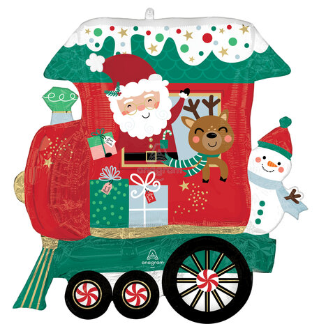 North Pole Express Train - SuperShape - Christmas - 28 inch - P35 - Anagram Balloons (1)