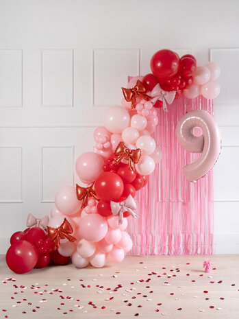 Mooideco - Red bows - 10 inch - Partydeco (5)