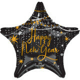 Mooideco - Midnight Hour - Standard HX - New Year - 18 inch - S40 - Anagram Balloons 