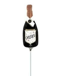 Mooideco - Cheers Confetti Bubbly Bottle - Mini Shape - New Year - 14 inch - A30 - Anagram Balloons