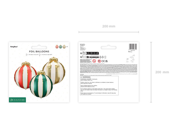 Mooideco - Christmas Baubles - 24 inch - Partydeco 