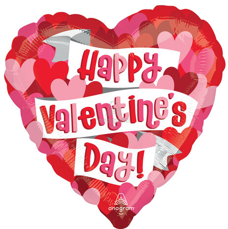 Mooideco - Playful Valentine Hearts - Valentine - 18 inch - S40 Anagram balloons