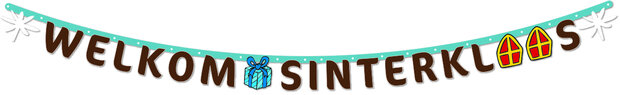 Sinterklaas - Letterslinger - welkom sinterklaas - WFP (1)