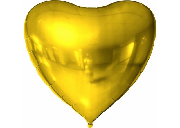 Mega Hartballon - Folie - Gold- 68 inch (1)