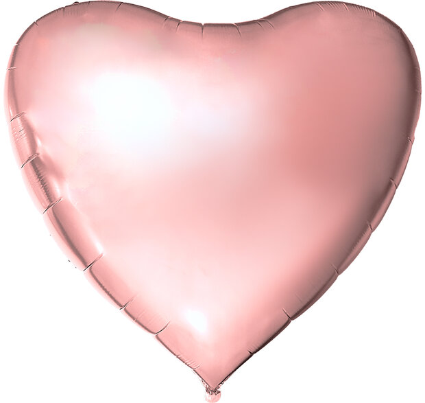 Mega Hartballon - Folie - Rosegold- 68 inch (1)