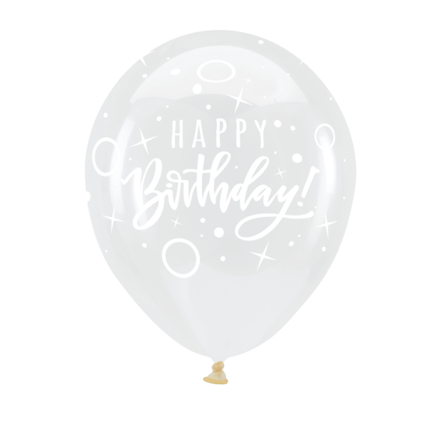 Mooideco - R12 - Bday dots &amp; sparkles - Crystal Clearz Clear - B30 Anagram