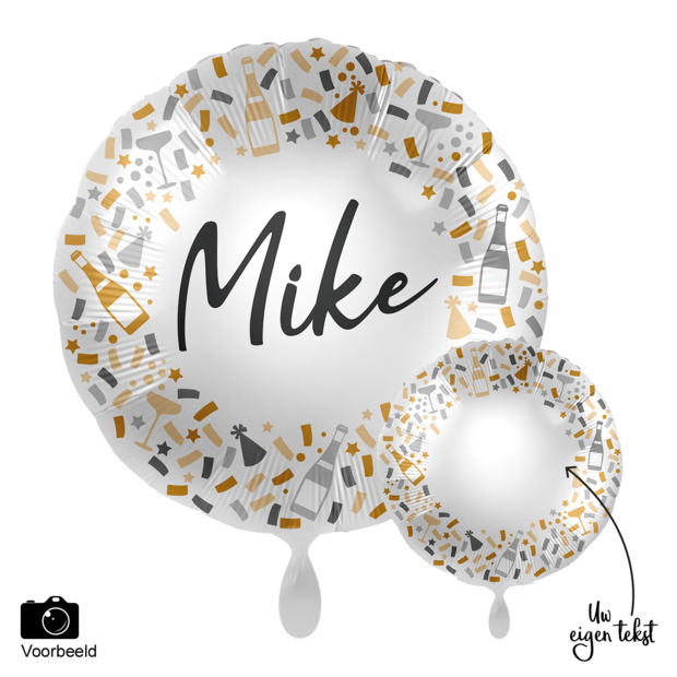 Mooideco - Champagne personaliseer het! - 18 inch - everloon (1)