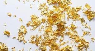 Blad Goud Stukjes - Gold - 200ml