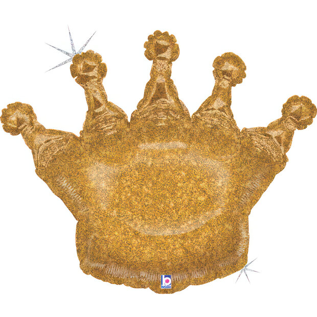 Mooideco - Glittering Gold Crown - 36 inch - Betallic 