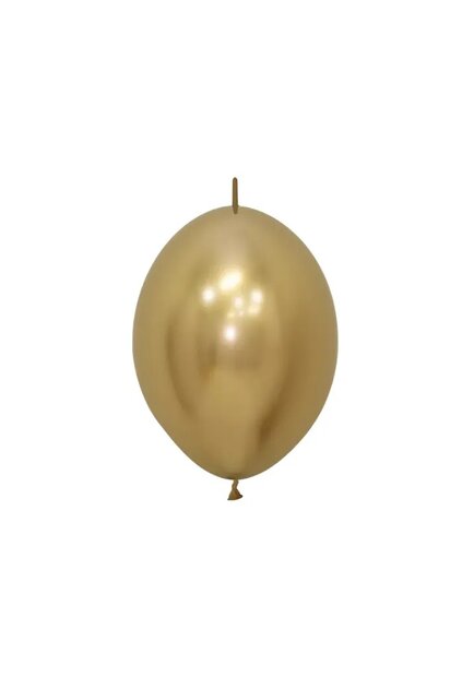 Mooideco - Reflex Gold - Link o loon 6 inch - Sempertex balloons