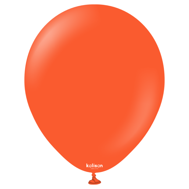 Mooideco - Kalisan Standard Flame Orange - 5 inch ballonnen