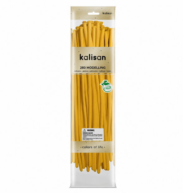Mooideco - 260 - Standard Amber - Nozzle up - Kalisan balloons