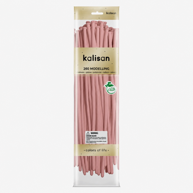 Mooideco - 260 - Standard Baby Pink - Nozzle up - Kalisan balloons