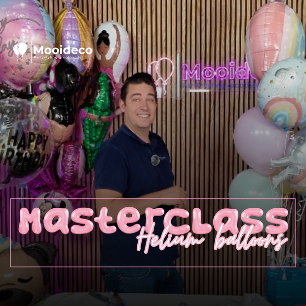Masterclass - Heliumballonnen: de Do&rsquo;s, Don&rsquo;ts &amp; creatieve Idee&euml;n - 24 Januari 2027 - 10:00 / 16:00