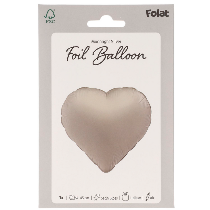 Mooideco - Heart - Moonlight gold - 18 inch - Folat