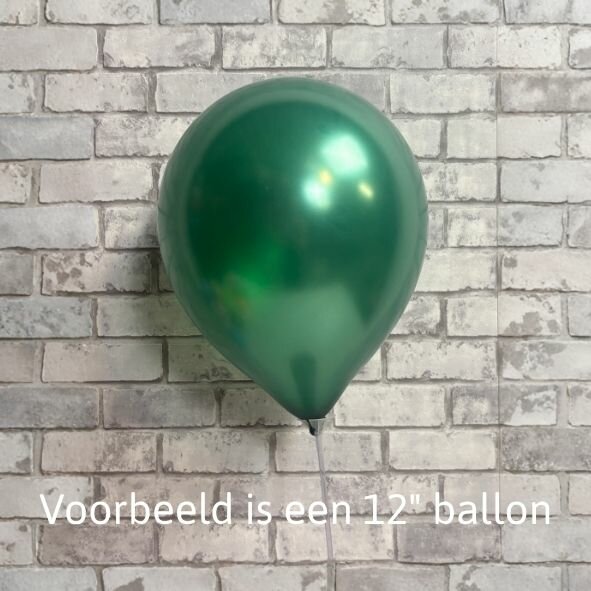 Mooideco - Kalisan ballonnen Metallic Emerald Green - 5 inch
