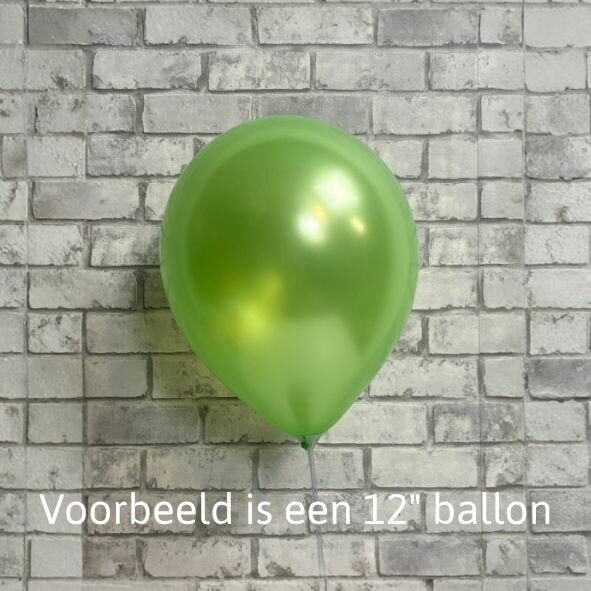 Mooideco - Kalisan ballonnen Metallic Lime Green - 12 inch