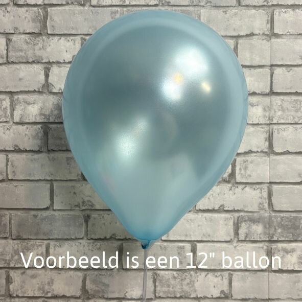 Mooideco - Kalisan ballonnen Pearl Sky Blue - 12 inch