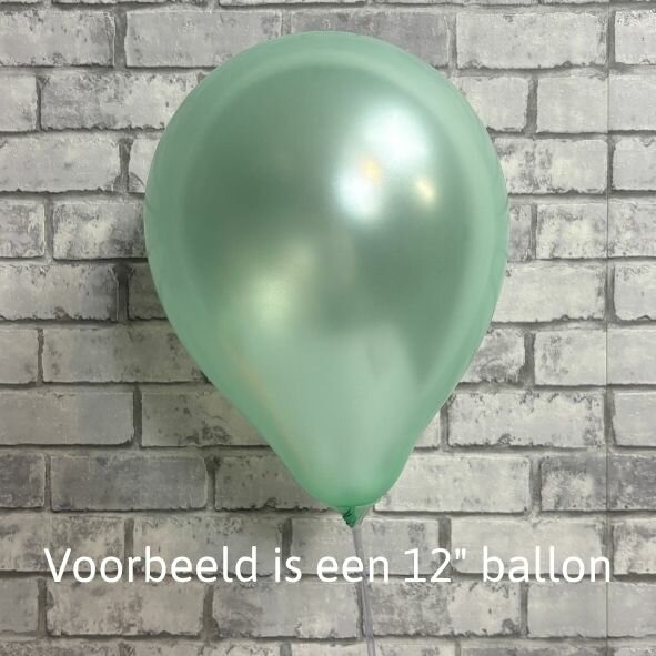 Mooideco - Kalisan ballonnen Pearl Green - 12 inch