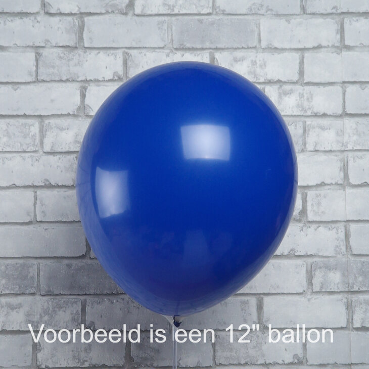 Mooideco - 260 - Standard Dark Blue - Nozzle up - Kalisan balloons
