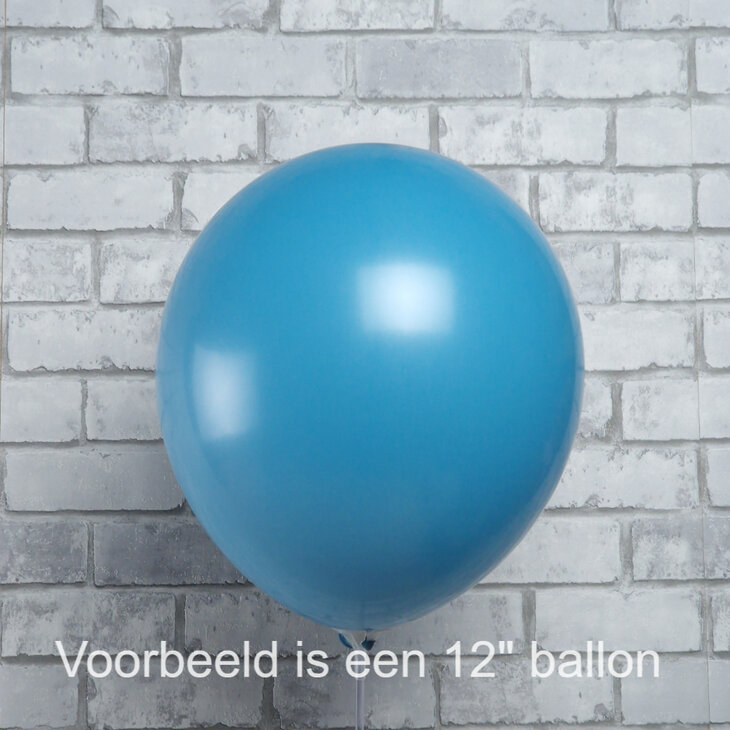 Mooideco - 260 - Retro Deep Blue - Nozzle up - Kalisan balloons