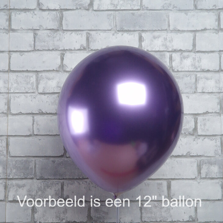 Mooideco - 260 - Mirror Violet - Nozzle up - Kalisan balloons