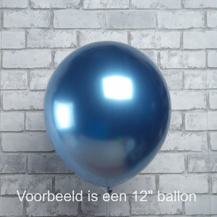 Mooideco - 260 - Mirror Blue - Nozzle up - Kalisan balloons