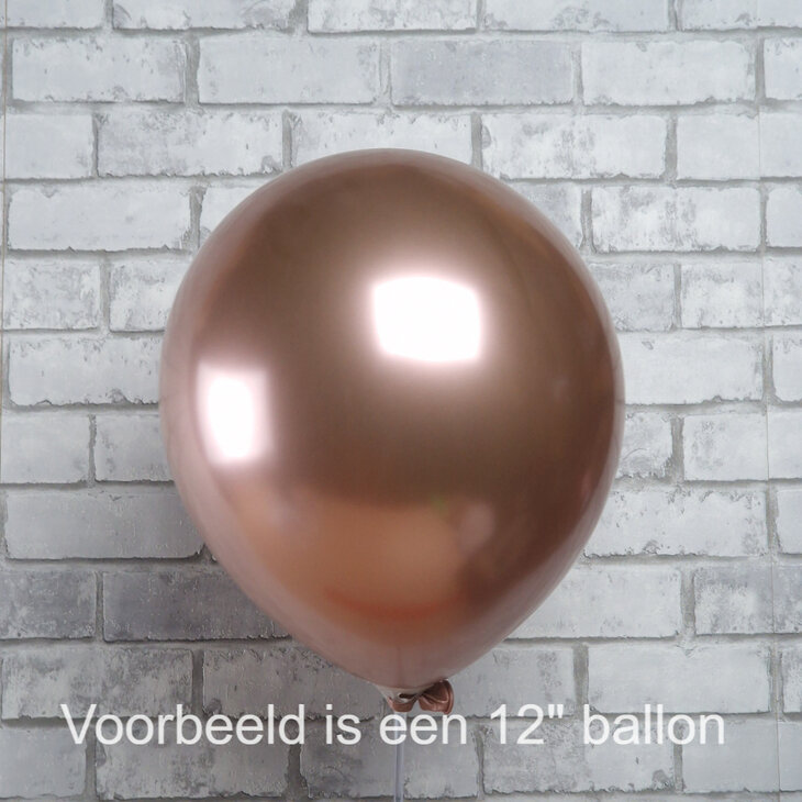 Mooideco - 260 - Mirror Rose Gold - Nozzle up - Kalisan balloons