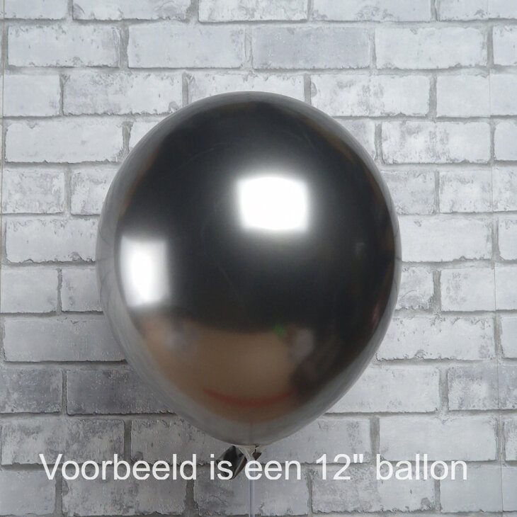 Mooideco - 260 - Mirror Space Grey - Nozzle up - Kalisan balloons