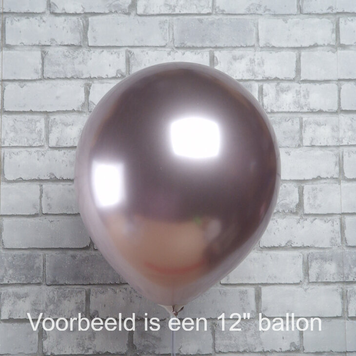 Mooideco - 260 - Mirror Pink Gold - Nozzle up - Kalisan balloons