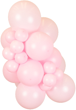 Mooideco - Kalisan Standard Light Pink - 24 inch ballonnen