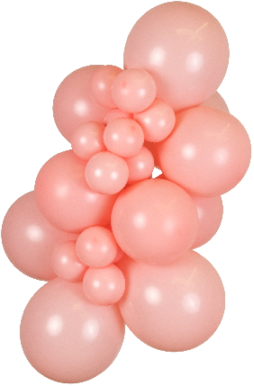 Mooideco - Kalisan Standard Baby Pink - 5 inch ballonnen