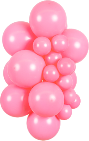 Mooideco - Project pack - Organic balloons - Queen Pink - Kalisan balloons