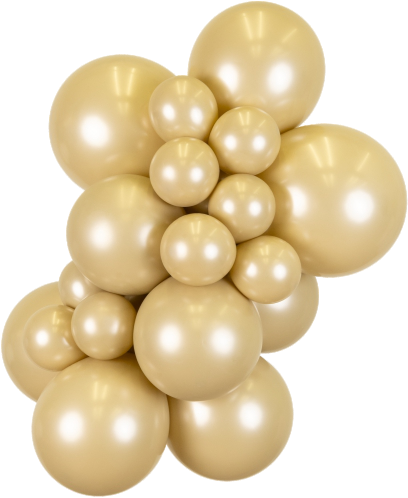 Mooideco - Kalisan Aura Antique Gold - 12 inch helium ballonnen
