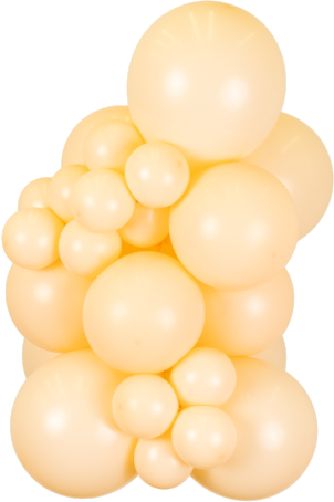 Mooideco - Kalisan Macaron Salmon - 5 inch ballonnen