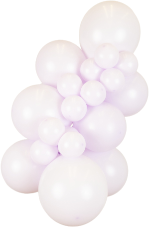 Mooideco - Kalisan Macaron Pale Lilac - 5 inch ballonnen