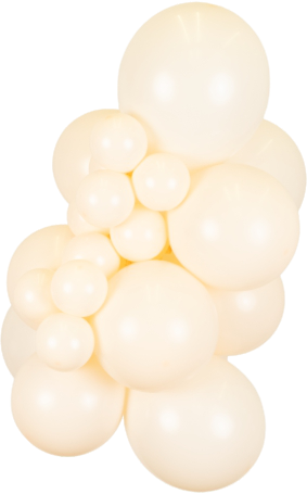 Mooideco - Project pack - Organic balloons - Macaron Pale Salmon - Kalisan balloons