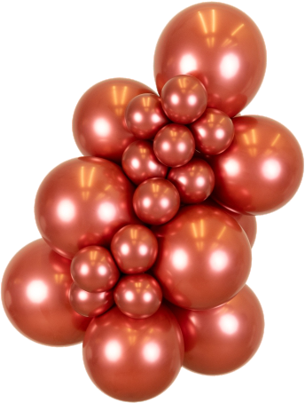 Mooideco - Project pack - Organic balloons - Mirror Red - Kalisan balloons