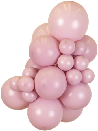 Mooideco - Project pack - Organic balloons - Retro Dusty Rose - Kalisan balloons
