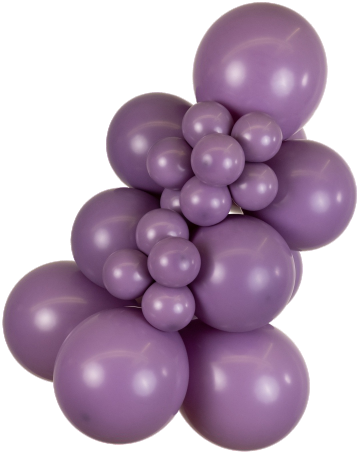 Mooideco - Kalisan Retro Lavender - 36 inch ballonnen