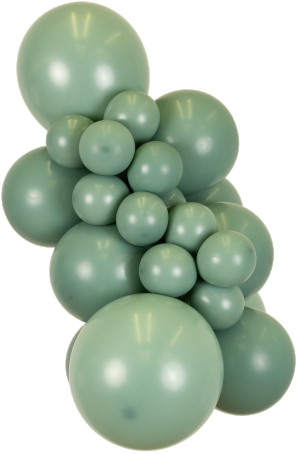 Mooideco - Project pack - Organic balloons - Retro Sage Green - Kalisan balloons