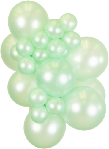 Mooideco - Kalisan ballonnen Pearl Green - 12 inch