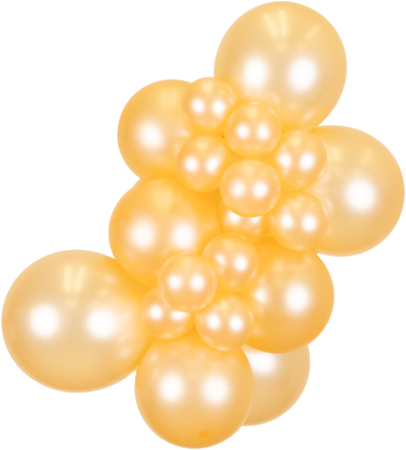 Mooideco - Kalisan ballonnen Pearl Salmon - 12 inch