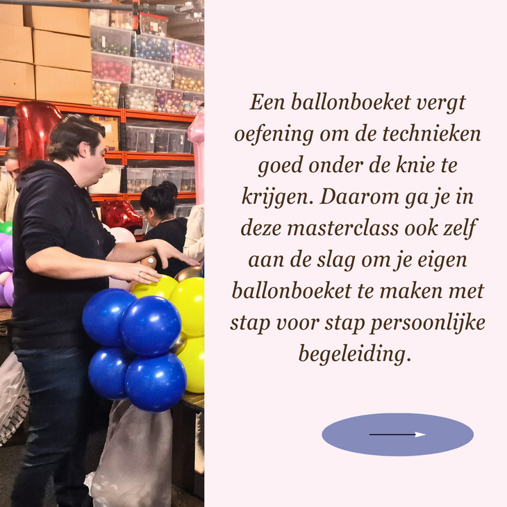 Workshop Ballonboeketten - 13 December 2026 - 10:00 / 16:00