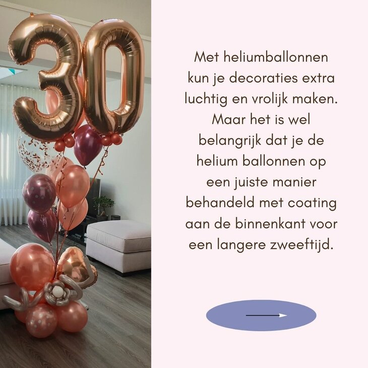 Masterclass - Heliumballonnen: de Do&rsquo;s, Don&rsquo;ts &amp; creatieve Idee&euml;n - 24 Januari 2027 - 10:00 / 16:00
