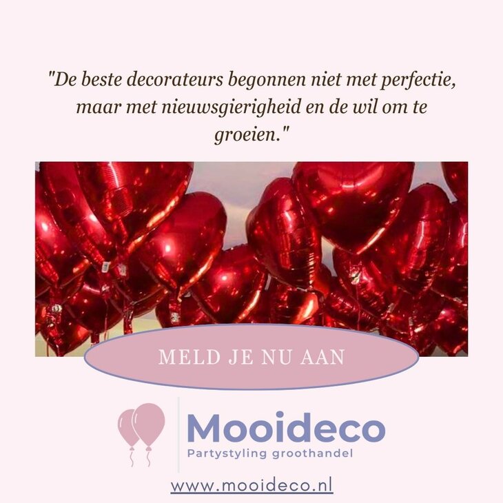 Masterclass - Heliumballonnen: de Do&rsquo;s, Don&rsquo;ts &amp; creatieve Idee&euml;n - 24 Januari 2027 - 10:00 / 16:00
